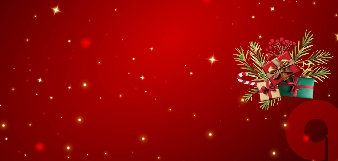 Christmas & New Years Greeting Banner