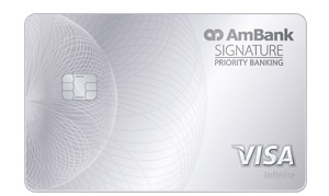 AmBank SIGNATURE Priority Banking The Metal Visa Infinite Credit Card