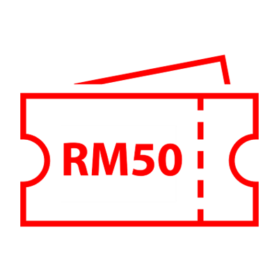 RM50 voucher icon